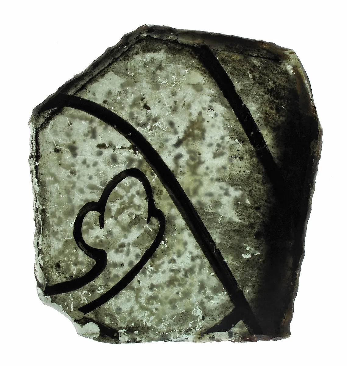 Glass Fragment — Unknown