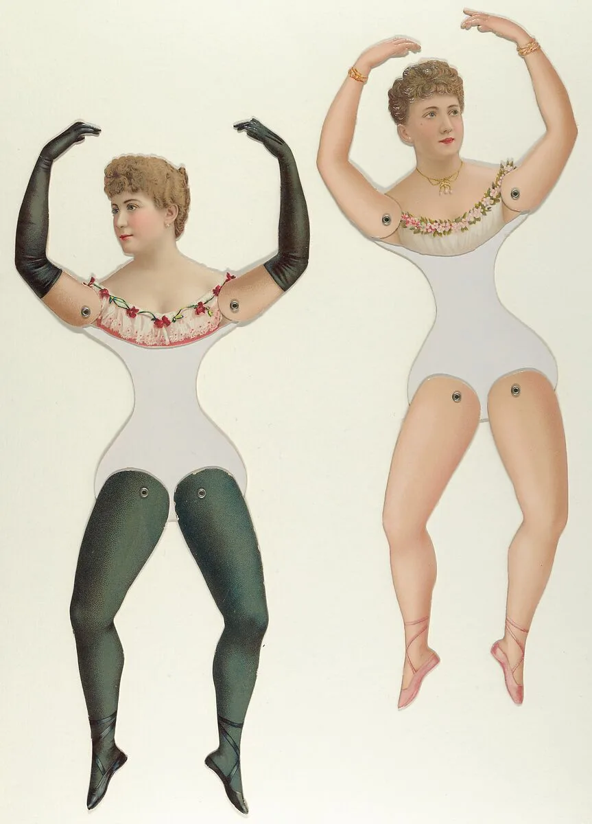 Ballerina and Bloomer Girls (Prima Donna) Paper Dolls — Dennison Manufacturing Co.|Littauer and Boysen