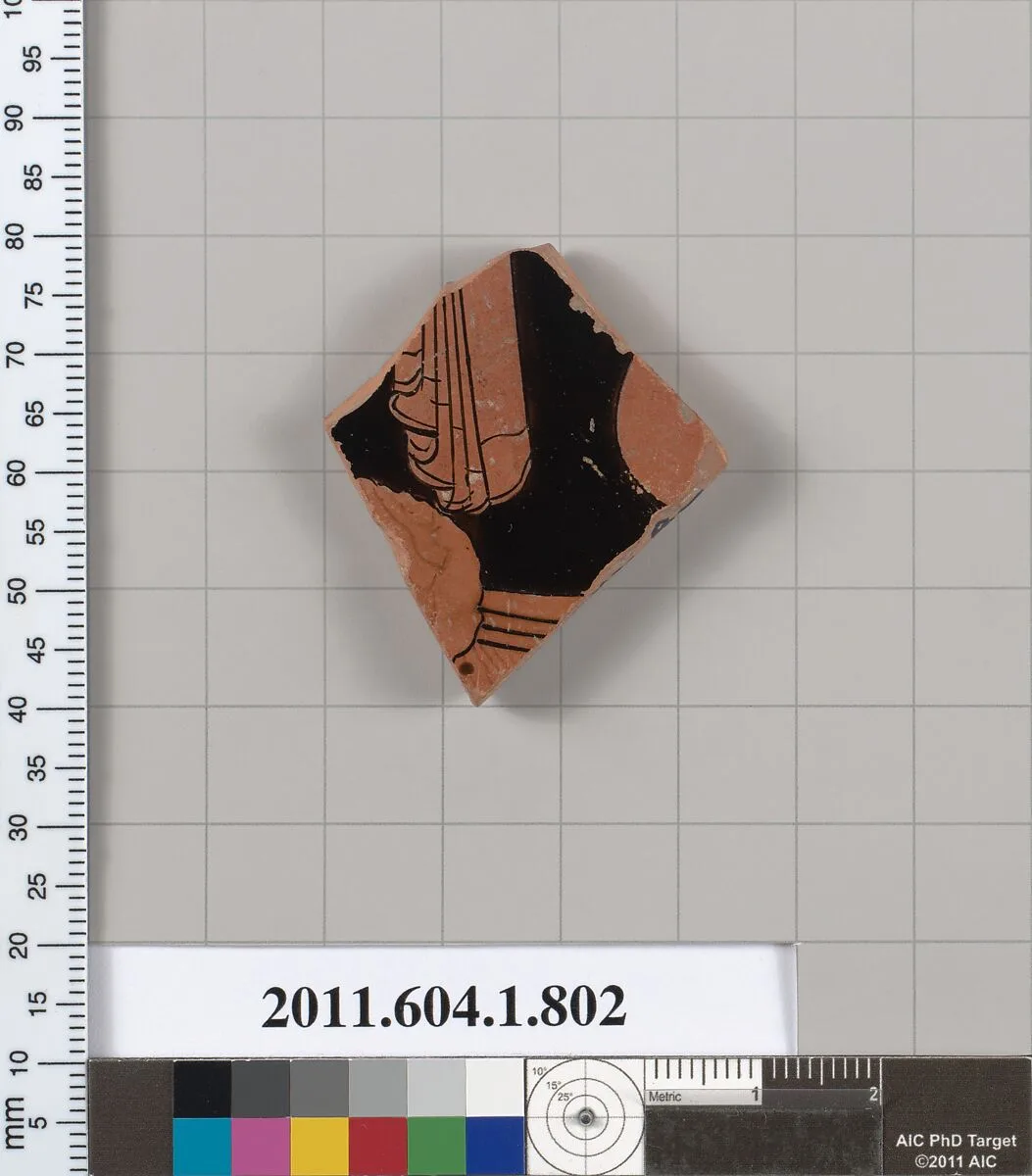 Terracotta fragment of a kylix (drinking cup) — Unknown