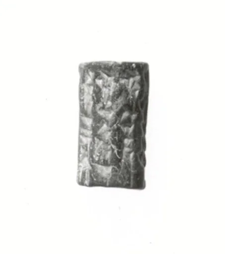 Seal-shaped inscribed amulet