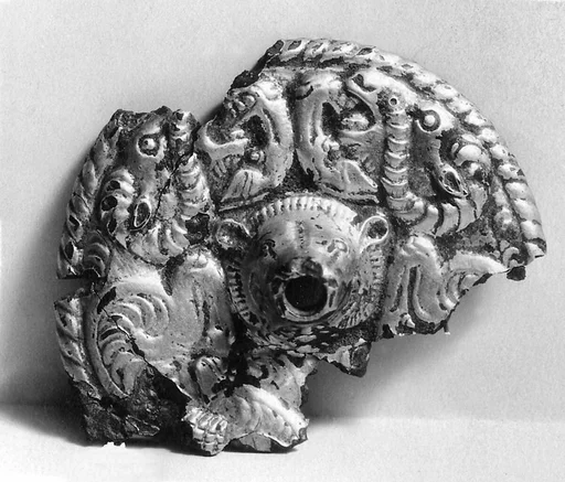 六朝 鎏金青銅带飾|Ornament plaque