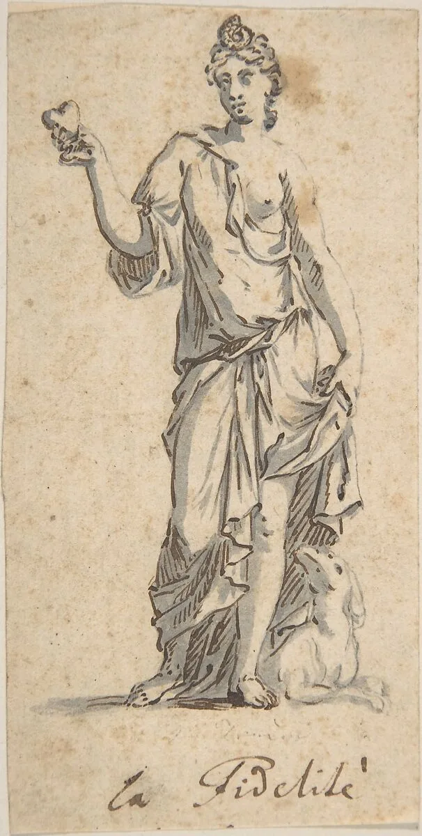 La fidelité — Anonymous, French, 17th century