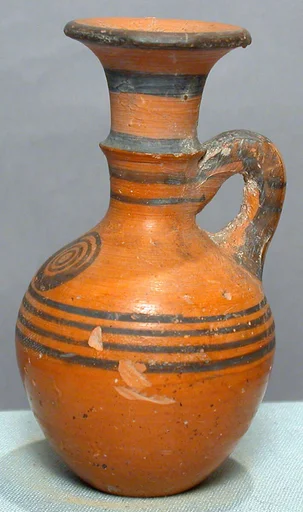 Terracotta miniature jug