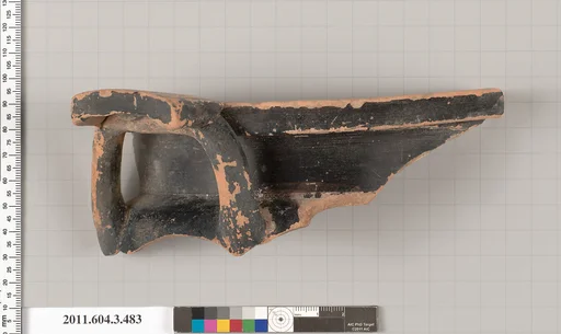 Terracotta fragment of a column-krater (bowl for mixing wine and water)