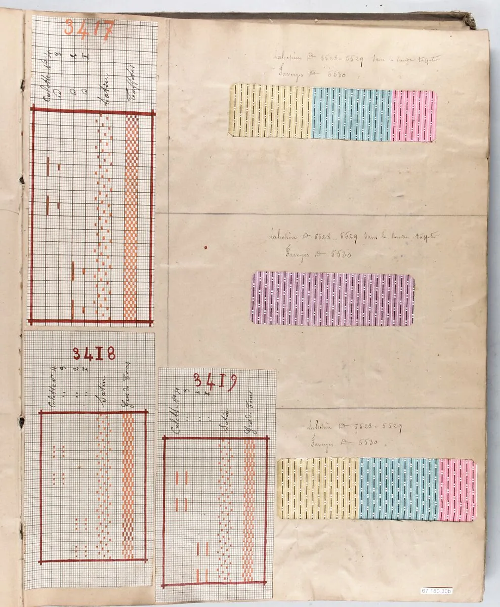 Work book, swatches, and drafts — Unknown