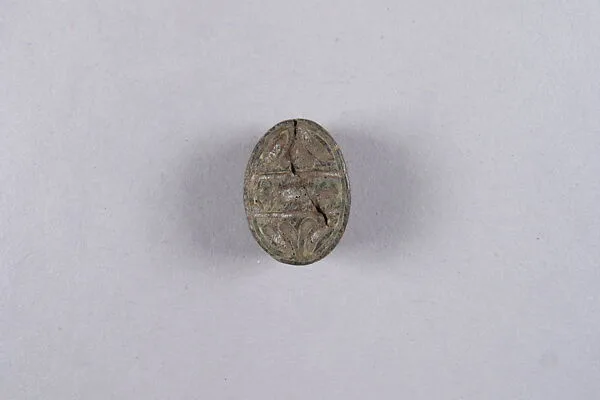 Scarab with Hieroglyphs and Flowers — Unknown