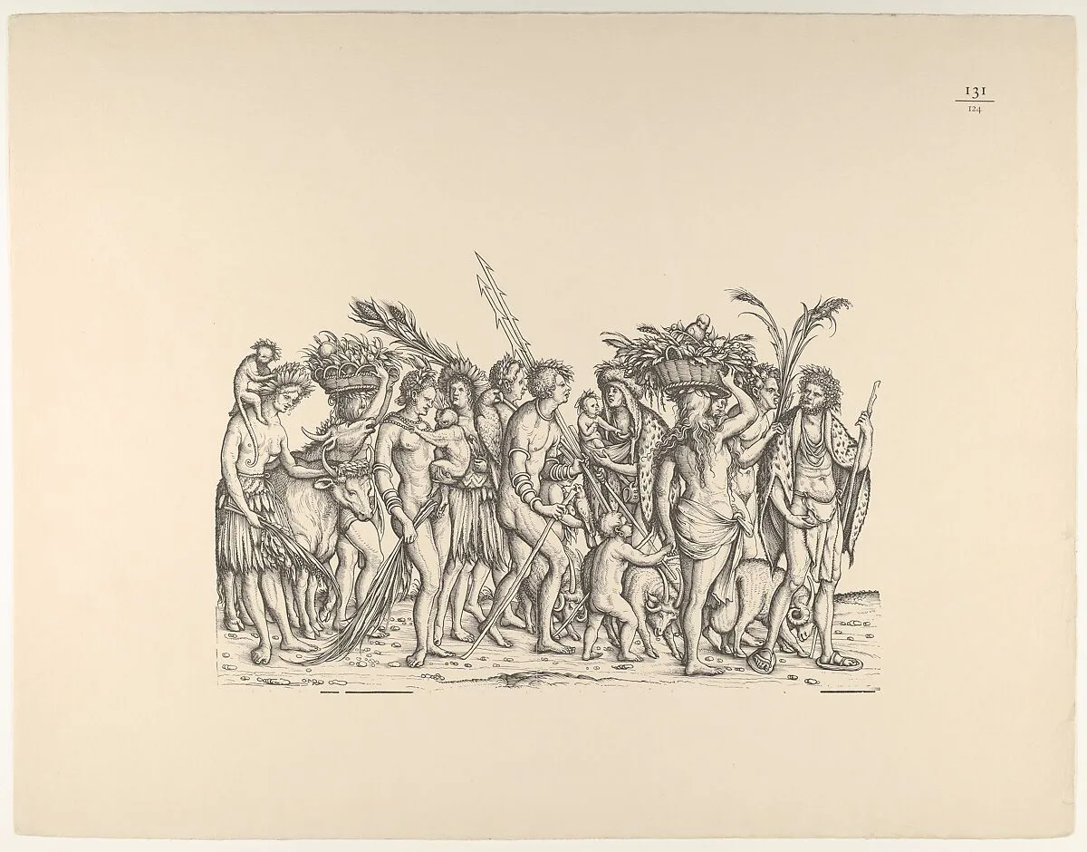 People from Calicut, from The Triumphal Procession of Emperor Maximilian (Triumph Des Kaisers Maximilian I) — Hans Burgkmair|Adolf Holzhausen