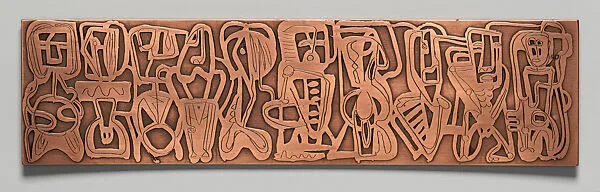 Copper plate for Ancestors — Dorothy Dehner