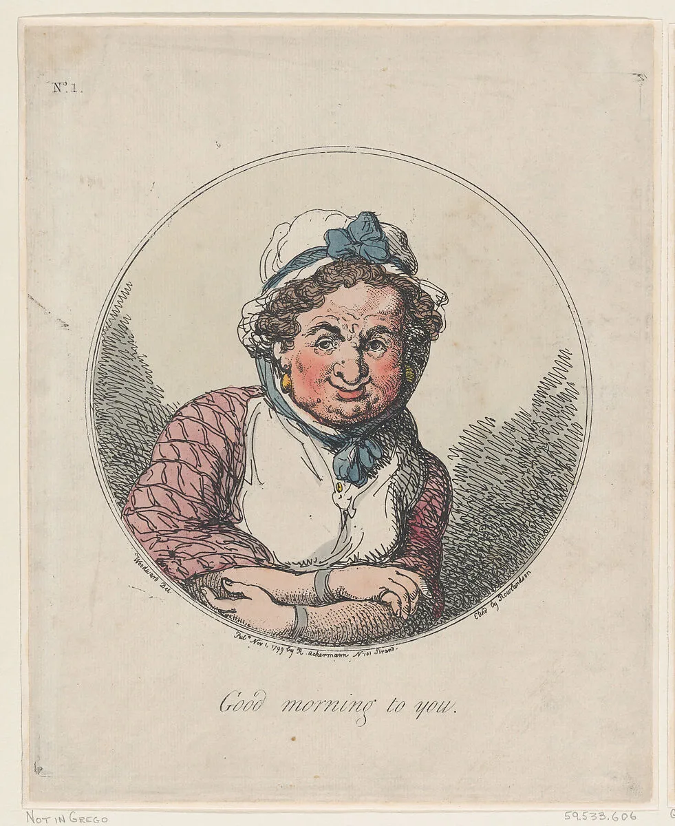 Good Morning To You — Rudolph Ackermann, London|Thomas Rowlandson|George Murgatroyd Woodward