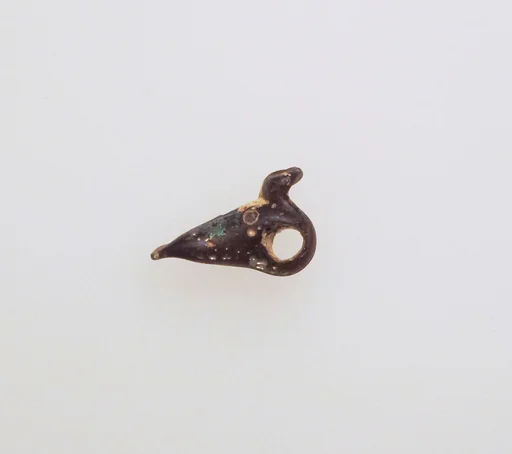 Glass pendant in the form of a bird