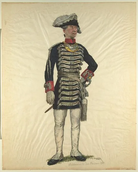 Prussian Military Costume: Emperor's palace guard 1918 — Walter von Looz-Corswarem