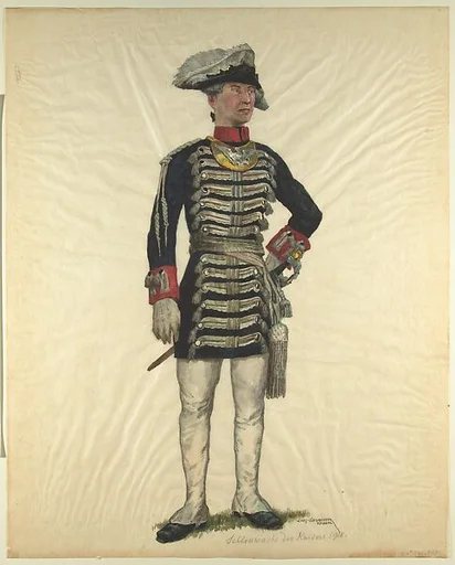 Prussian Military Costume: Emperor's palace guard 1918