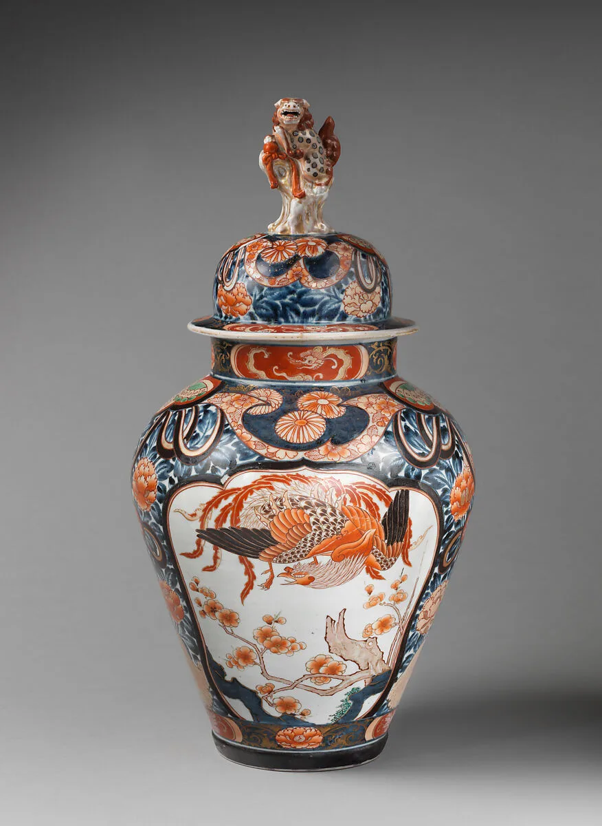 Baluster-shaped vase (part of a five-piece garniture) — Unknown