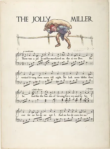 "The Jolly Miller"―Page Design — Paul Vincent Woodroffe|Joseph Samuel Moorat