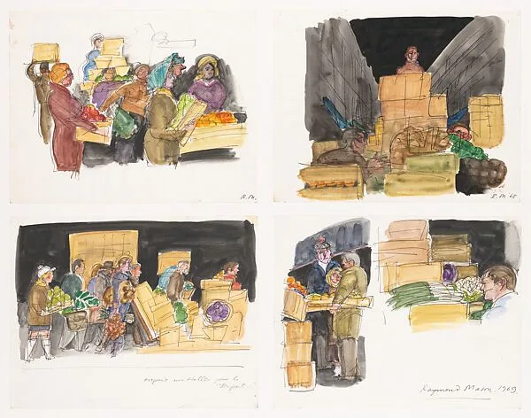 Studies for "The Departure" — Raymond Mason