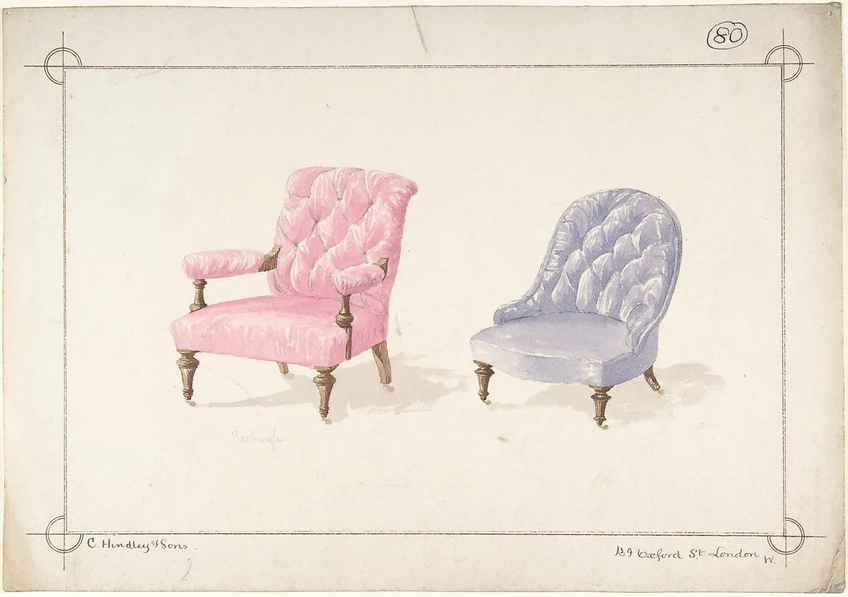 Designs for Two Chairs — Charles Hindley and Sons