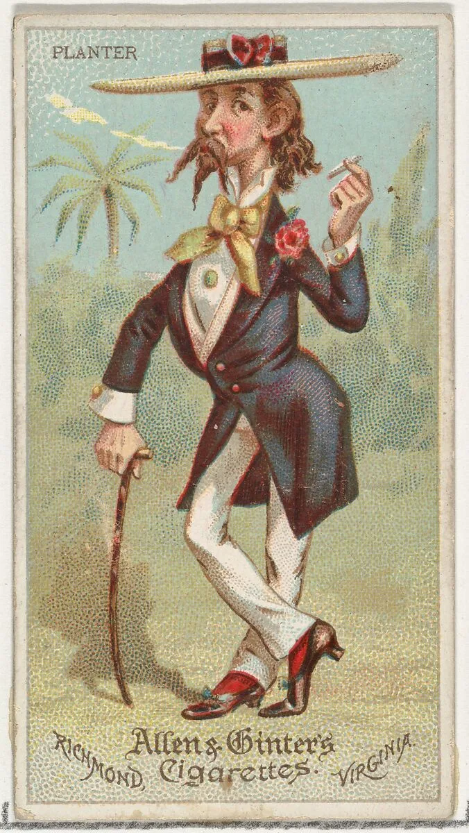 Planter, from World's Dudes series (N31) for Allen & Ginter Cigarettes — Allen & Ginter