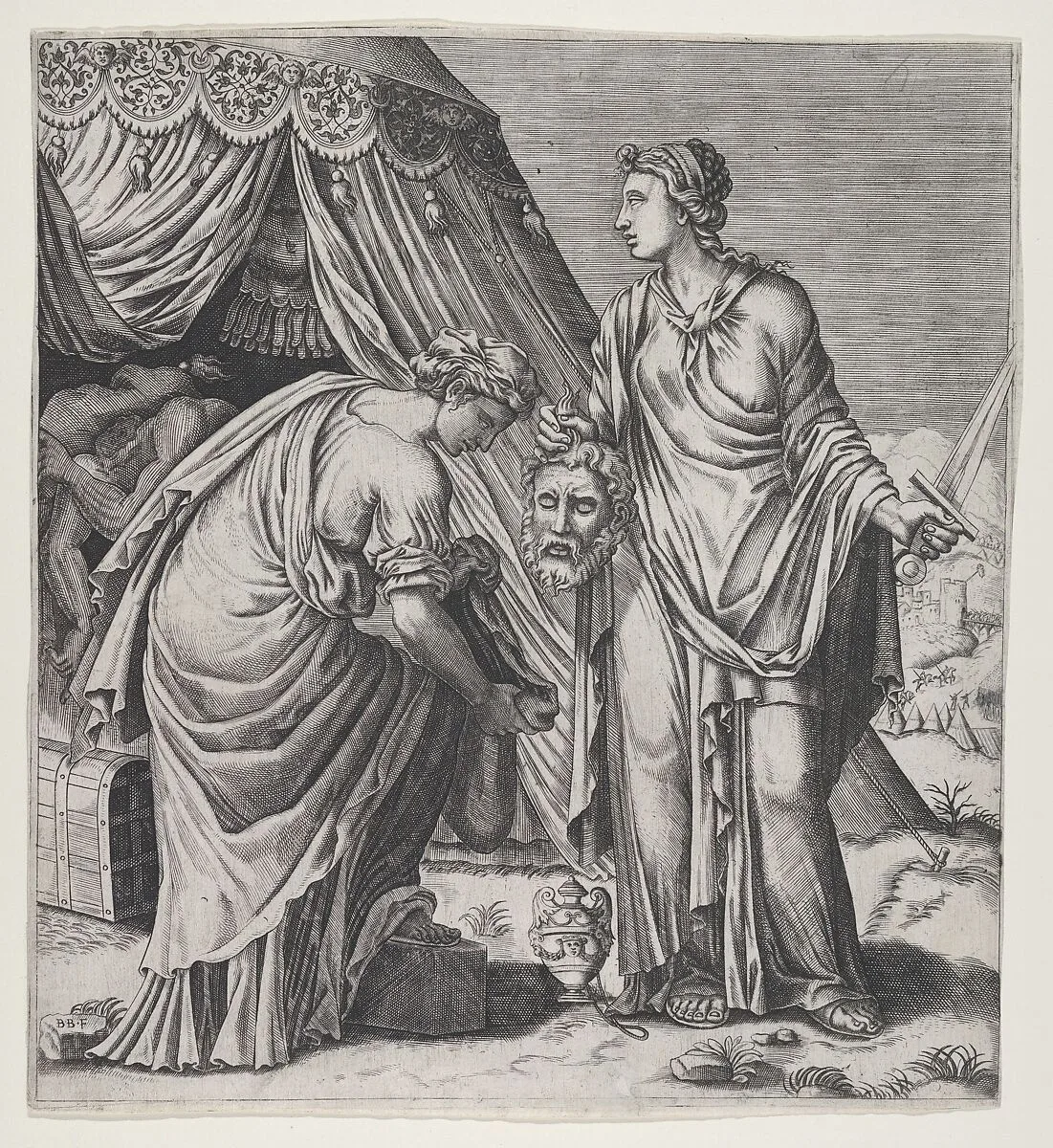 Judith with the Head of Holofernes — Balthazar van den Bos