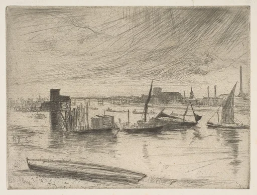 Early Morning, Battersea (Battersea Dawn) (Cadogan Pier)