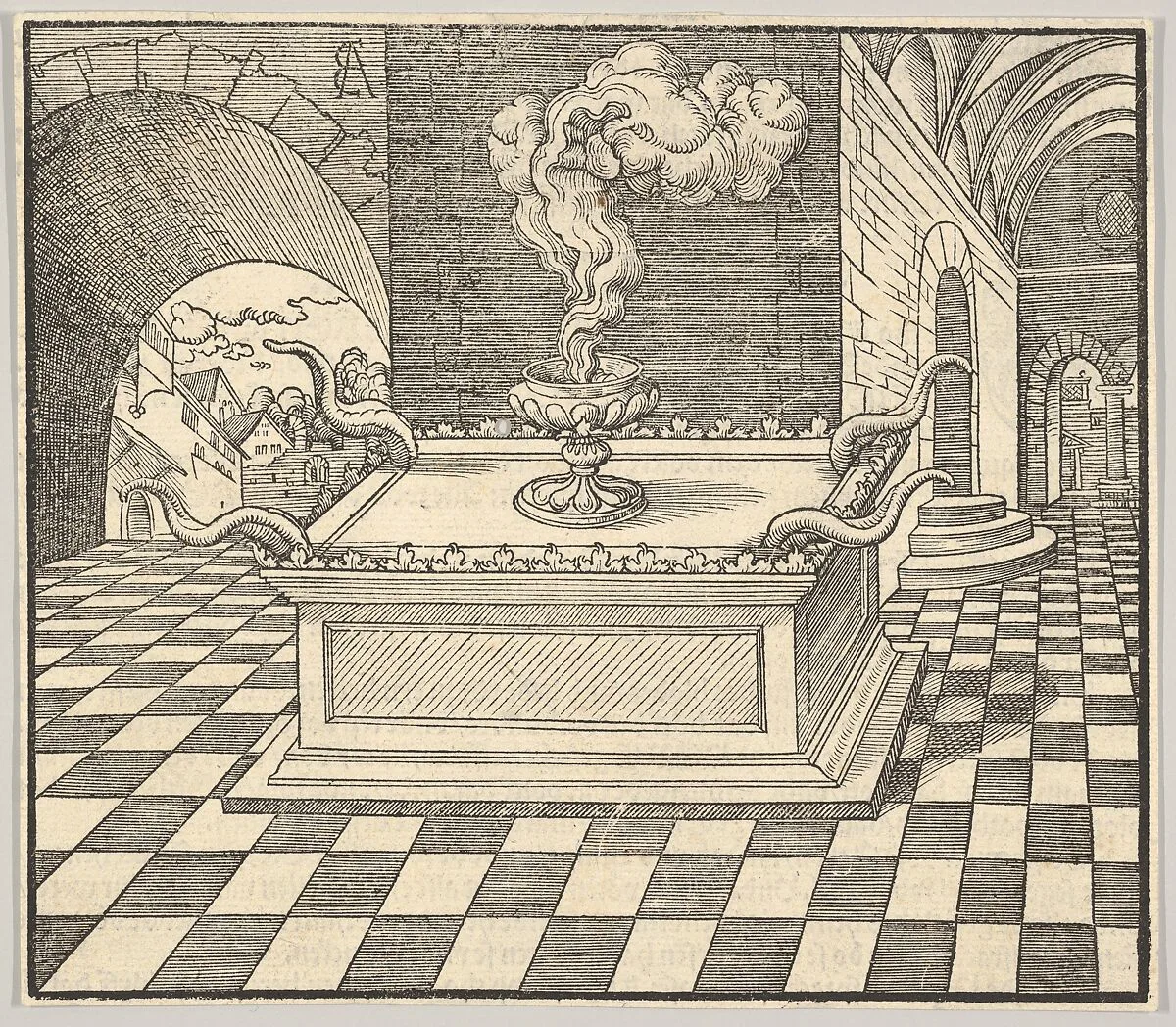 The Altar of Incense, from De Biblie uth der uthlegginge Doctoris Martini Luthers — Erhard Altdorfer|Ludwig Dietz|Martin Luther