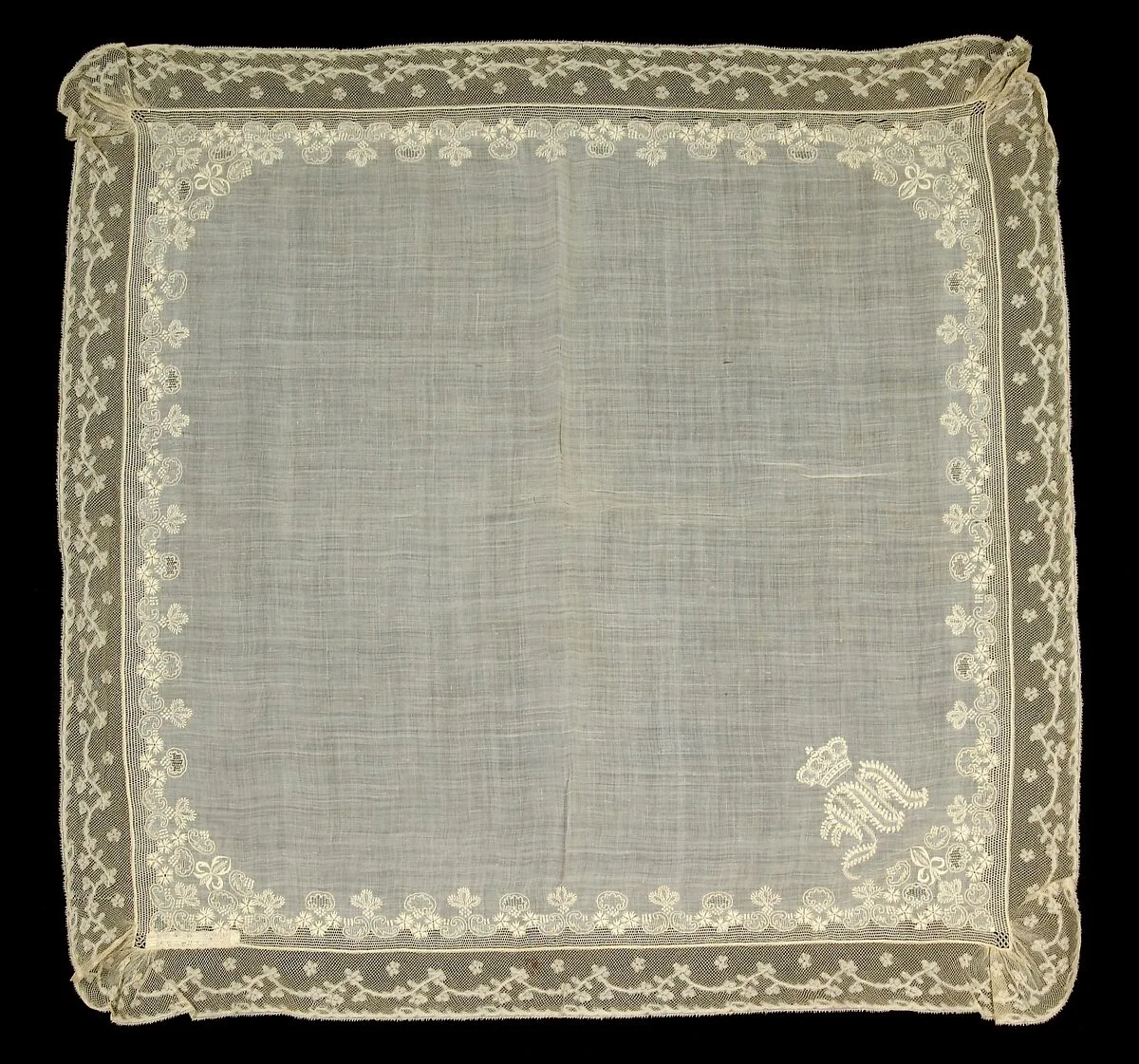 Court presentation handkerchief — Unknown