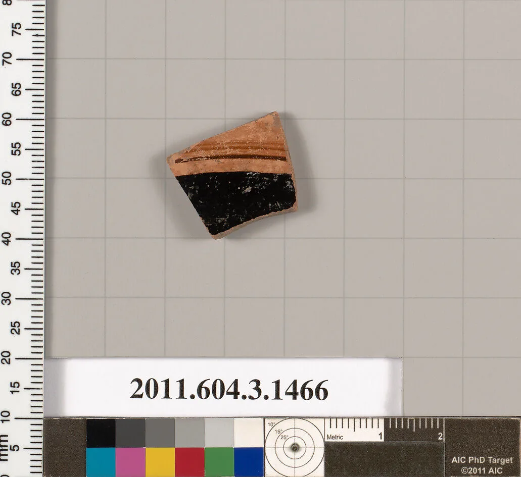 Terracotta fragment of a skyphos (deep drinking cup) — Unknown