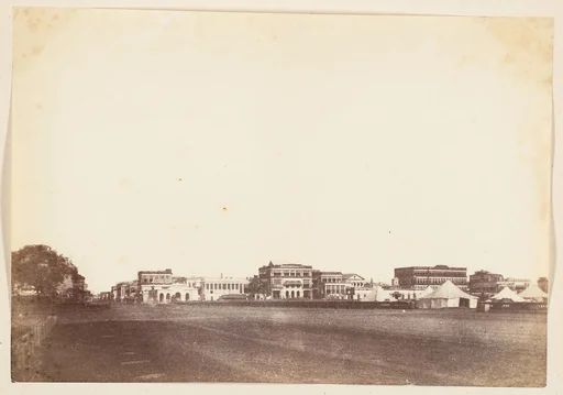 [A View in Calcutta Including the Buildings of Payne and Co., the Mountain Hotel, and Scott and Co.]