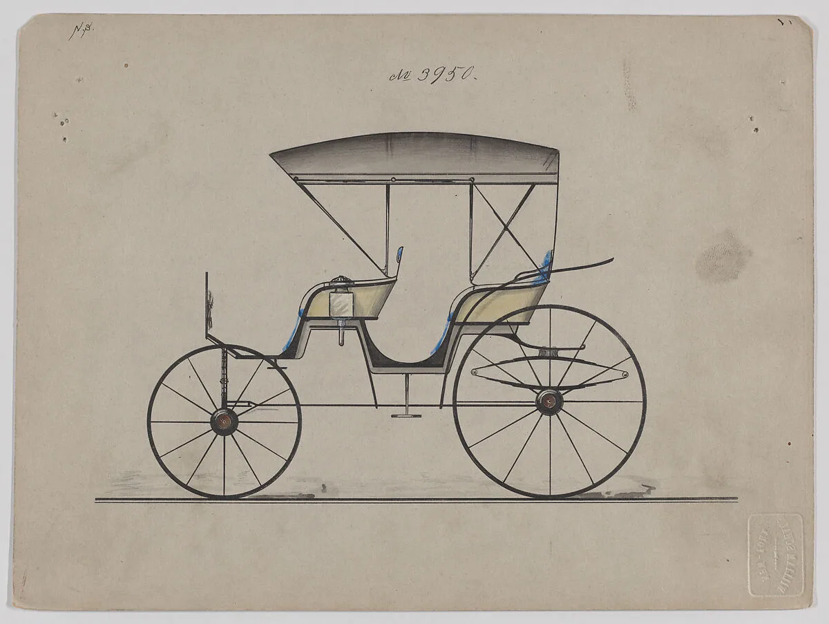 Design for Park Phaeton, no. 3950 — Brewster & Co.|Herman Stahmer