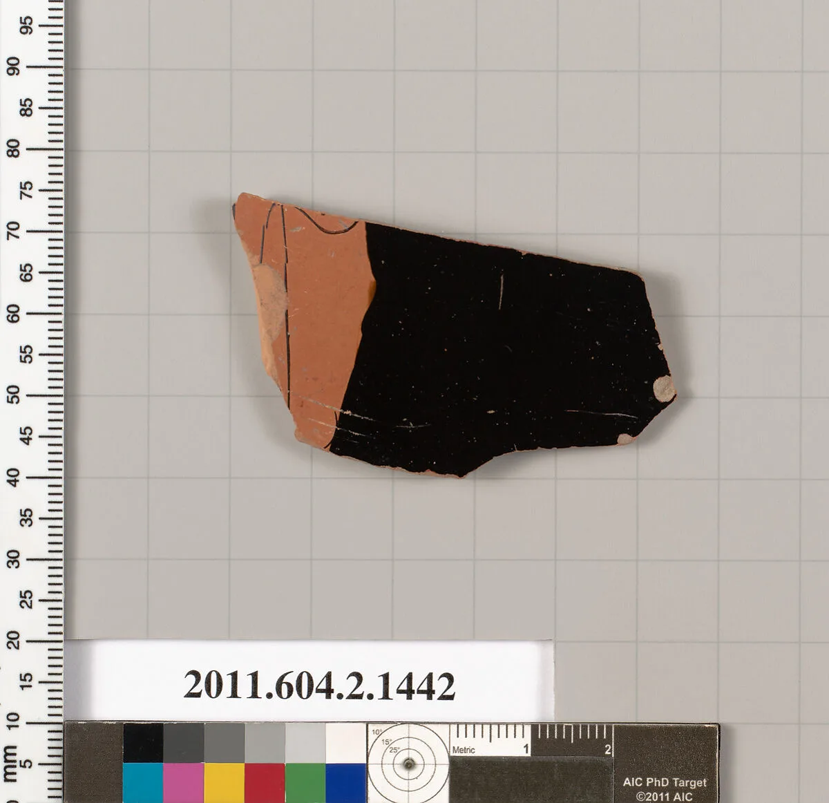 Terracotta fragment of a skyphos (deep drinking cup) — Unknown