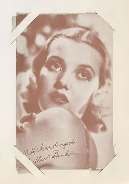 Phyllis Brooks from Movie Stars Exhibit Cards series (W401) — Unknown