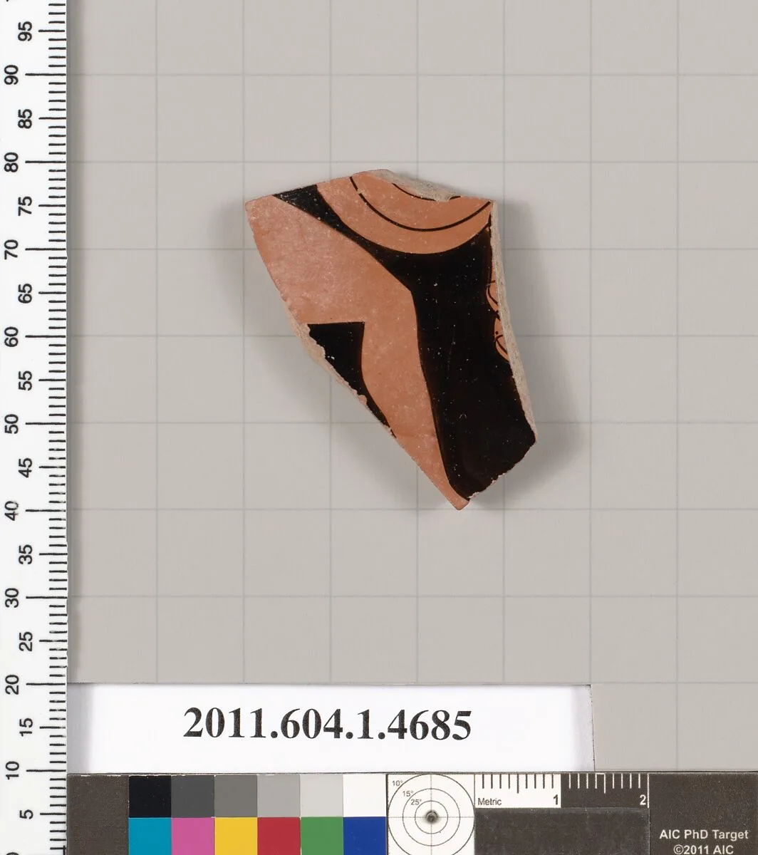 Terracotta fragment of a kylix (drinking cup) — Unknown