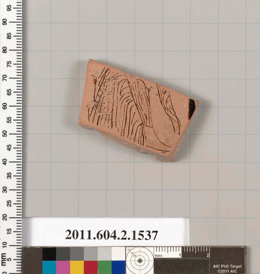 Terracotta fragment of a skyphos (deep drinking cup) — Unknown
