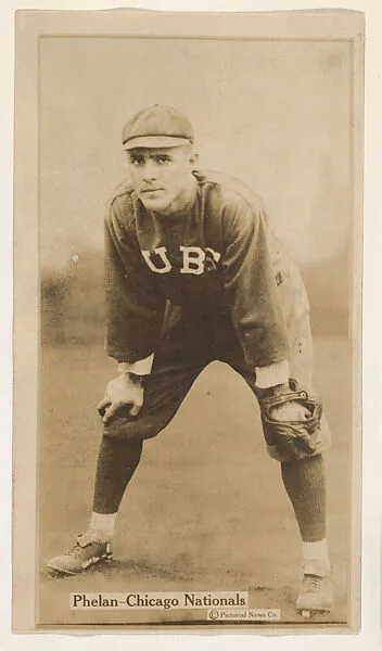 Phelan, Chicago Nationals, from the Famous Baseball Players, Champion Athletes, and Photo Play Stars, issued by Fatima Turkish Blend Cigarettes — Liggett & Myers Tobacco Company