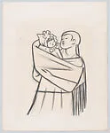 Mexican mother and child — Emilio Amero|Jean Charlot