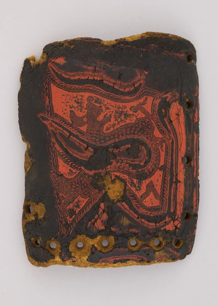 Element from a Lacquered Leather Cuirass — Unknown