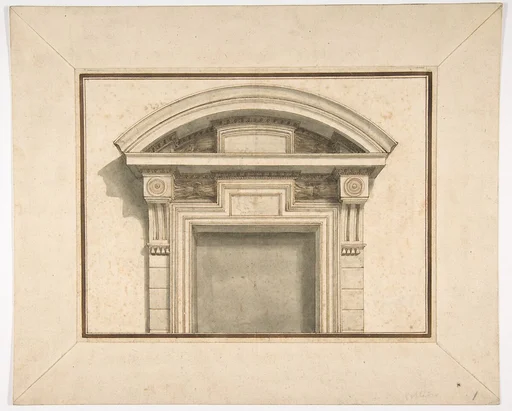 Drawing for a Door Frame