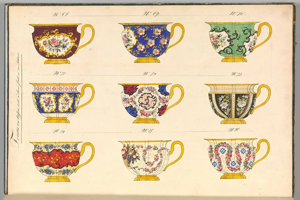 Porcelain Designs — Anonymous, French, 19th century