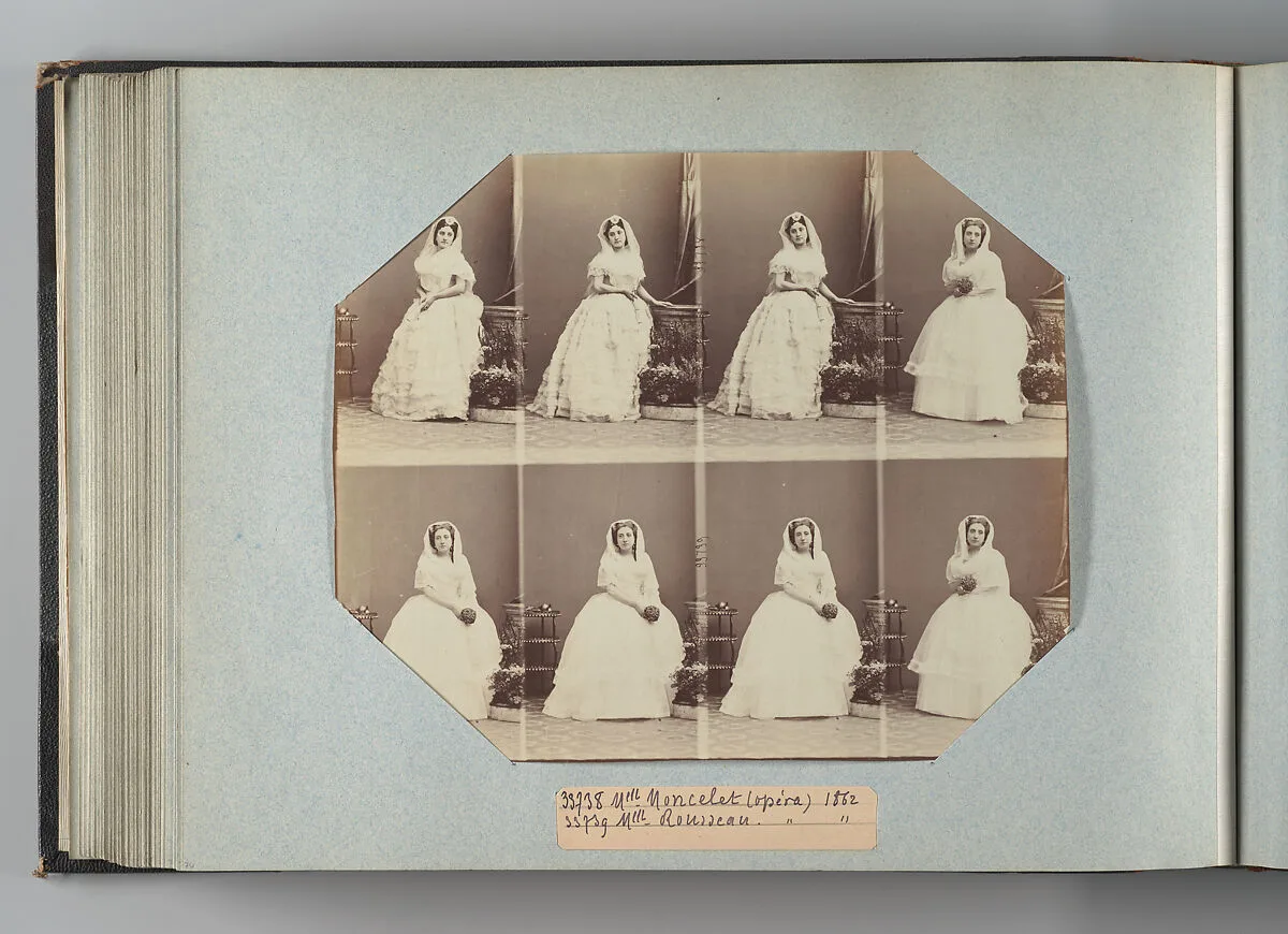 Mlle Moncelet; Mlle Rousseau — André-Adolphe-Eugène Disdéri