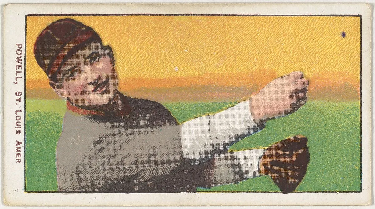 Powell, St. Louis, American League, from the White Border series (T206) for the American Tobacco Company — American Tobacco Company