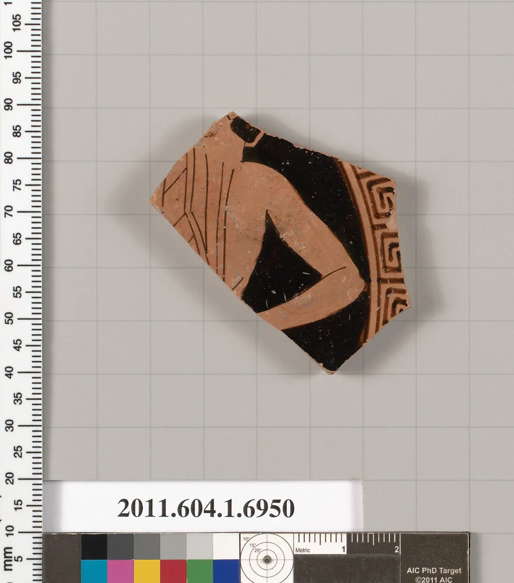 Terracotta fragment of a kylix (drinking cup) — Unknown