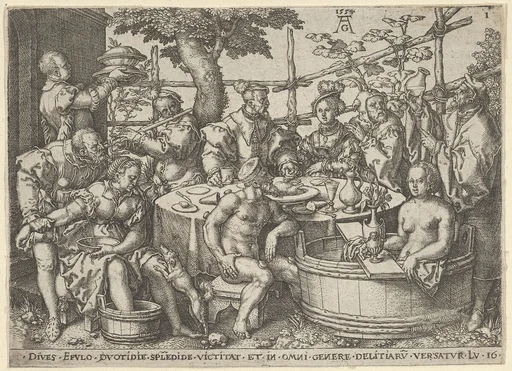 The Rich Man at His Table, from The Parable of the Rich Man and Lazarus