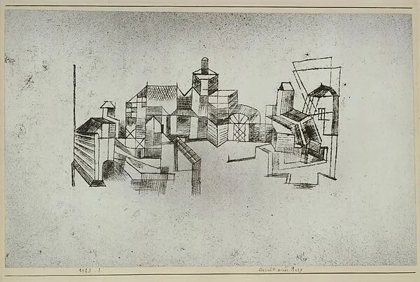 View of a Fortress — Paul Klee