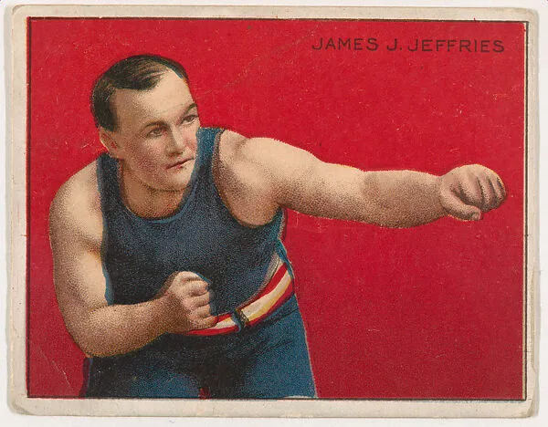 James J. Jeffries, from the Champion Pugilists series (T219), issued by Mecca and Hassan Cigarettes — Mecca Cigarettes|Hassan Cigarettes