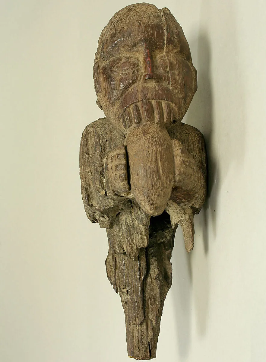 Wooden Monkey Figure — Unknown