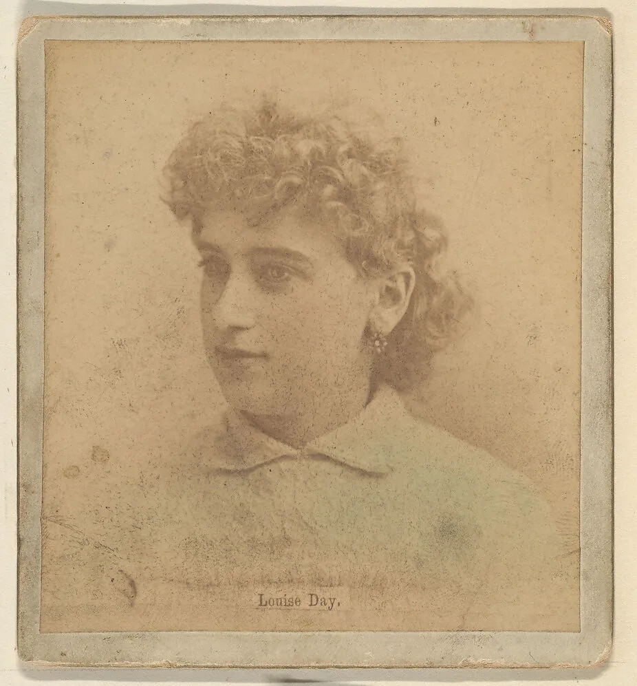 Louise Day, from the Actresses series (N246), Type 2, issued by Kinney Brothers to promote Sporting Extra Cigarettes — Kinney Brothers Tobacco Company