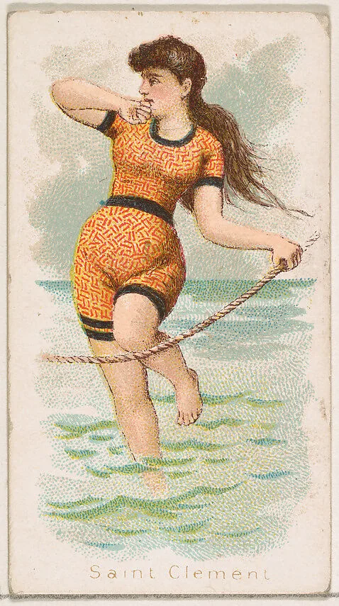 Saint Clement, from the Fancy Bathers series (N187) issued by Wm. S. Kimball & Co. — William S. Kimball & Company