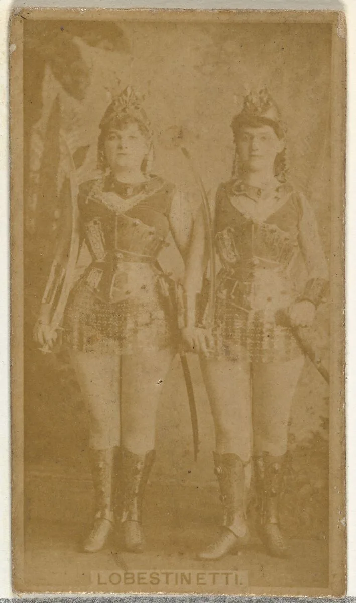 Lobestinetti, from the Actors and Actresses series (N145-8) issued by Duke Sons & Co. to promote Duke Cigarettes — W. Duke, Sons & Co.|American Tobacco Company