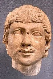 Head of a male figure — Unknown