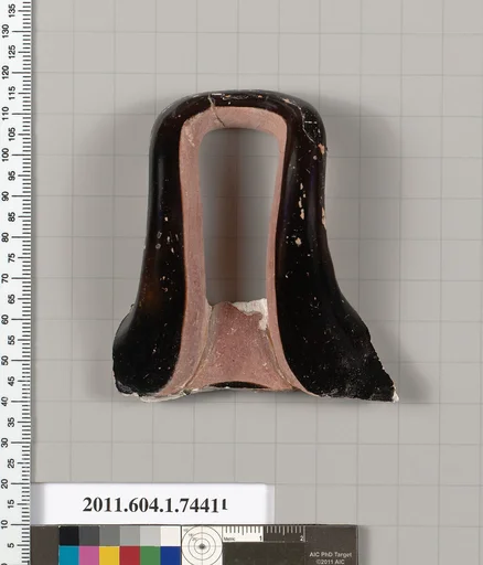 Terracotta fragment of a kylix (drinking cup)