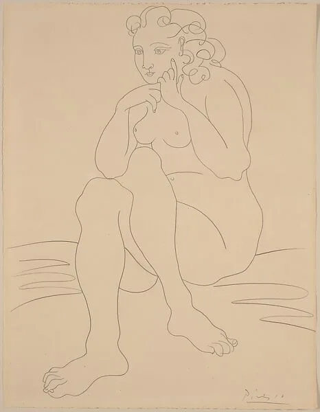 Seated Nude — Pablo Picasso